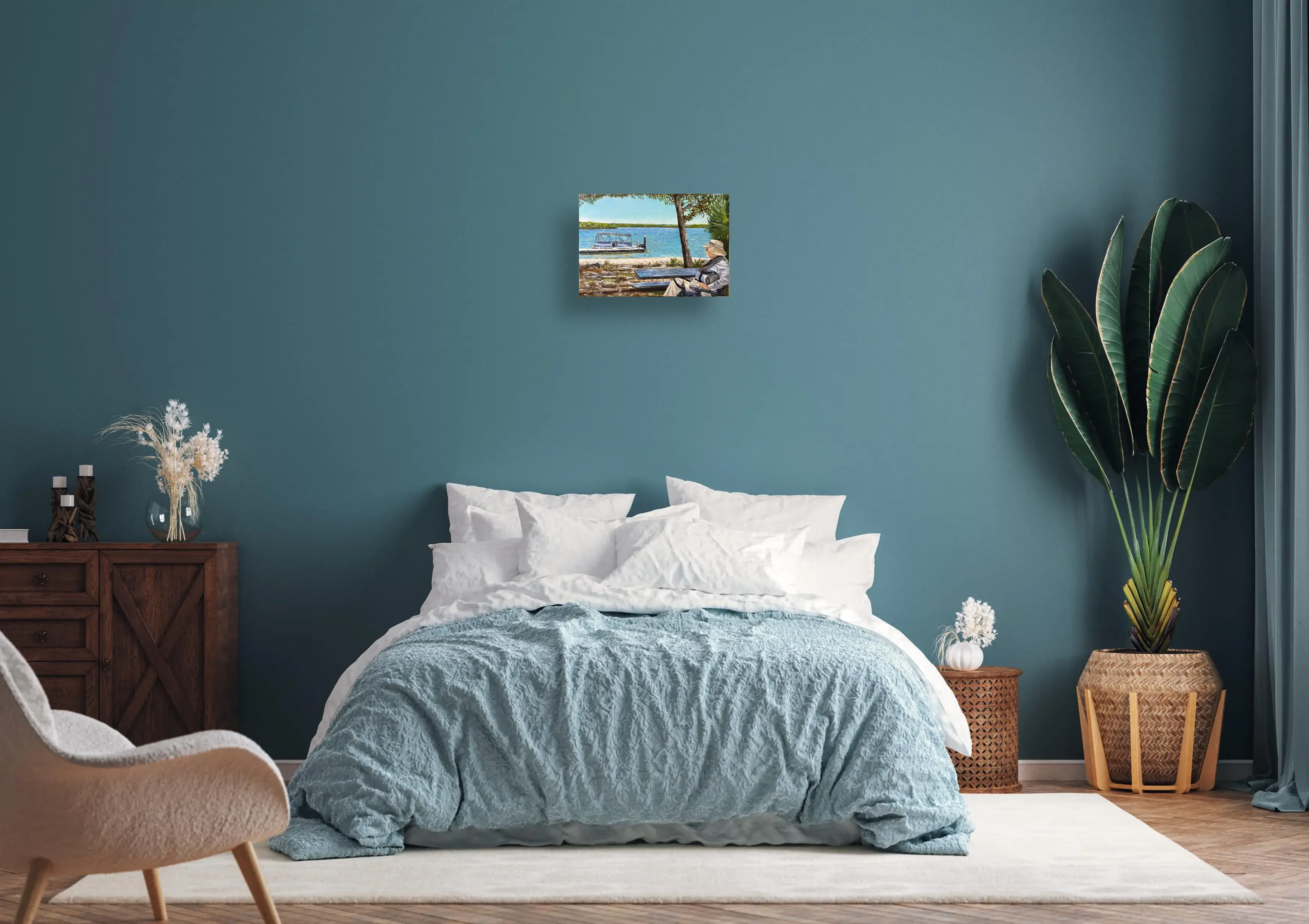 Life's Outlook on Bedroom blue.webp