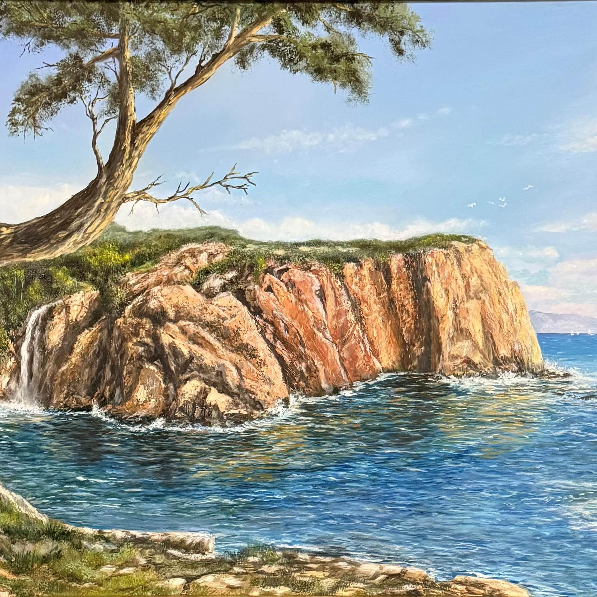 Cliffside Murmurs 4 unframed