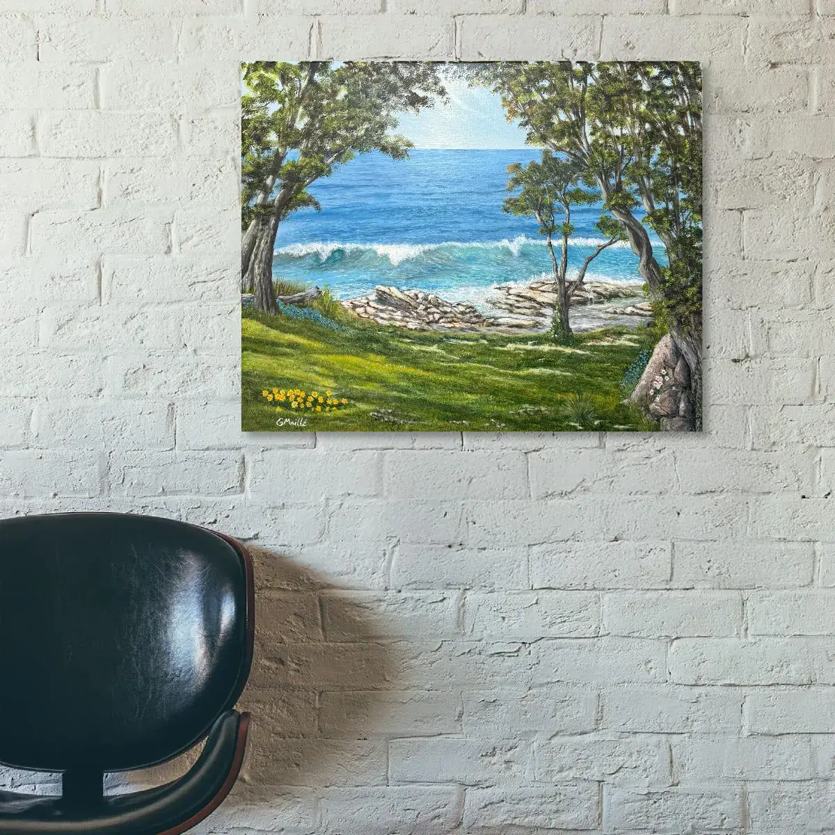 Dolce far niente on White Brick Wall.webp