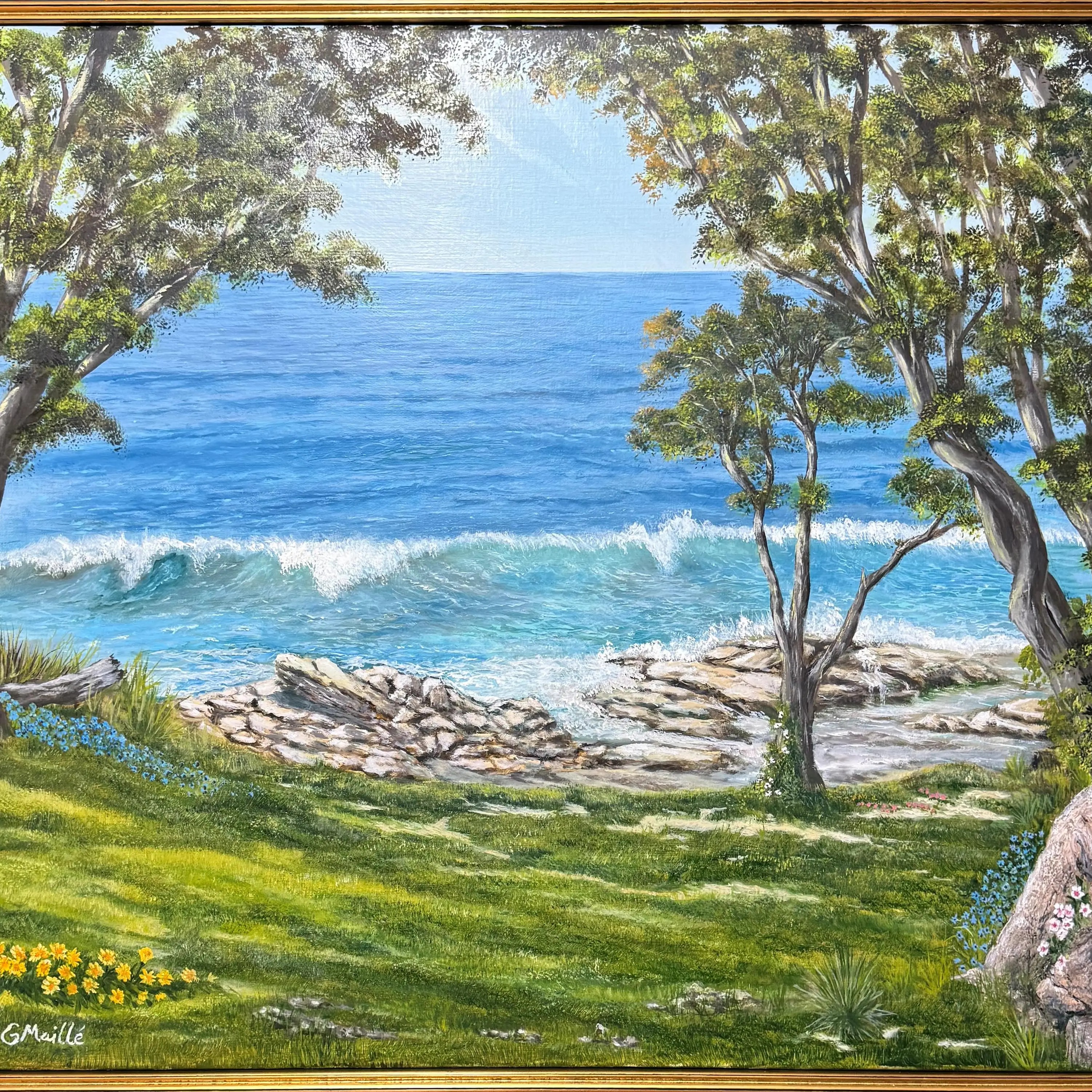 Painting framed