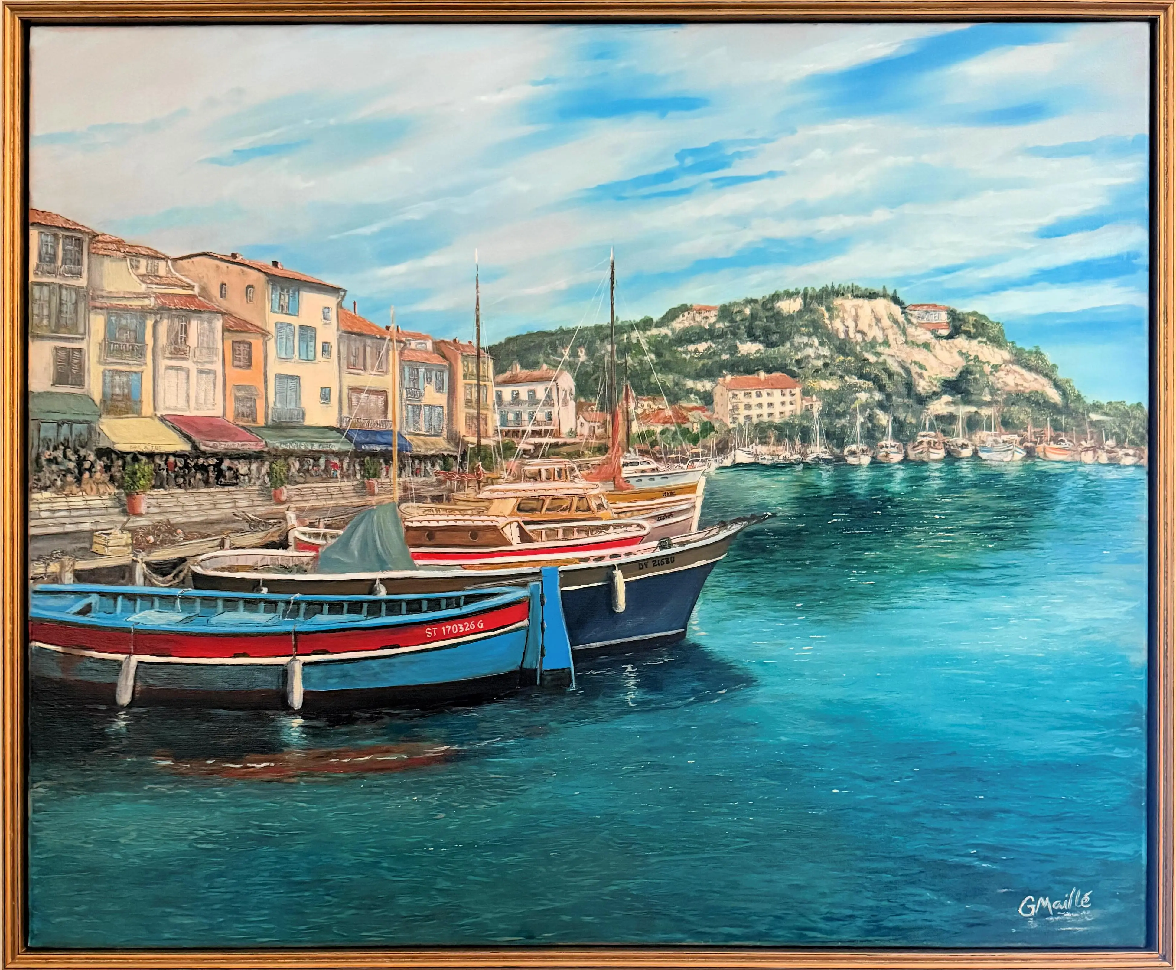 Echoes of Childhood Shores Framed