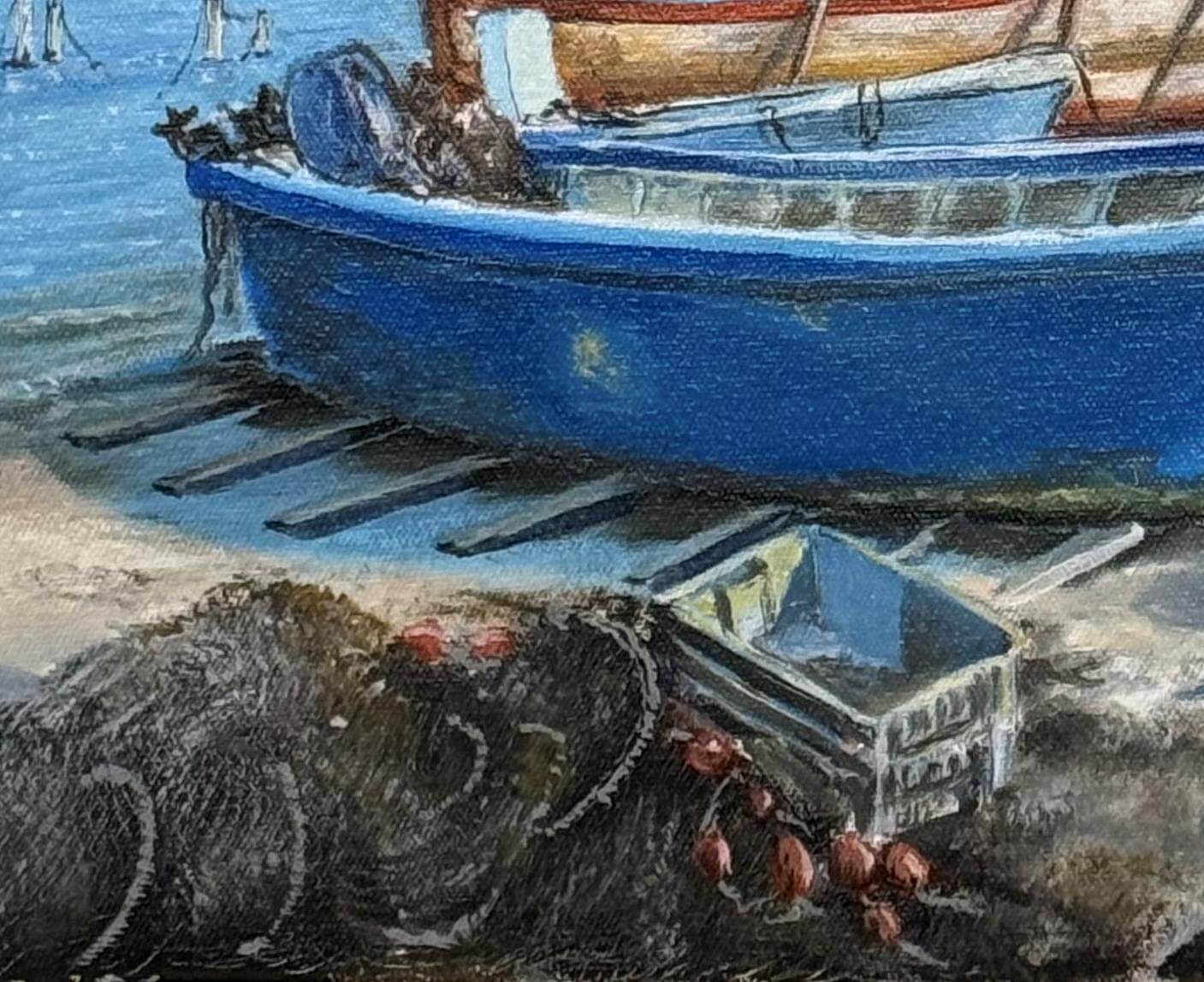 Boats on Dry Dock Detail 