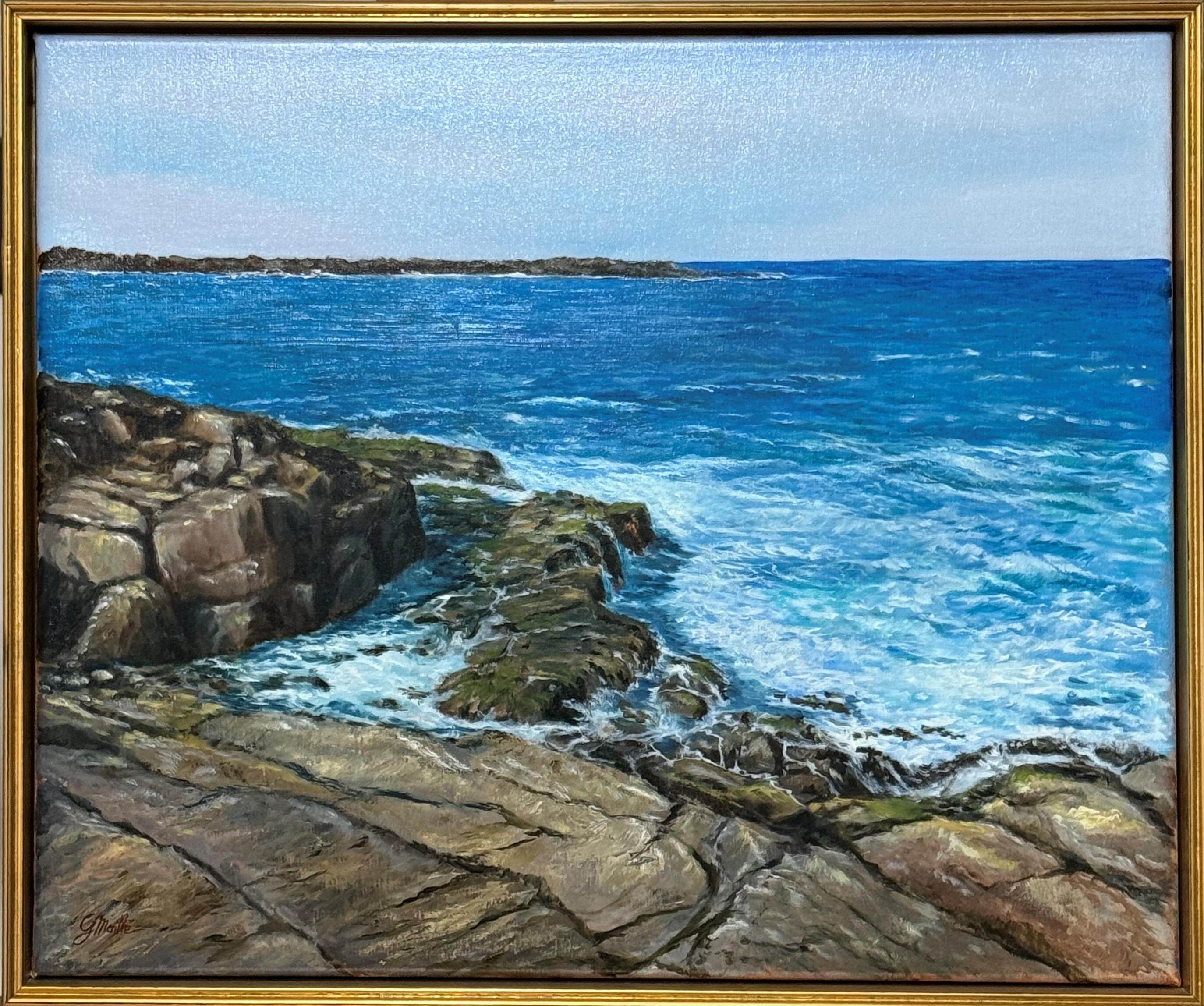 Seascape serenade framed