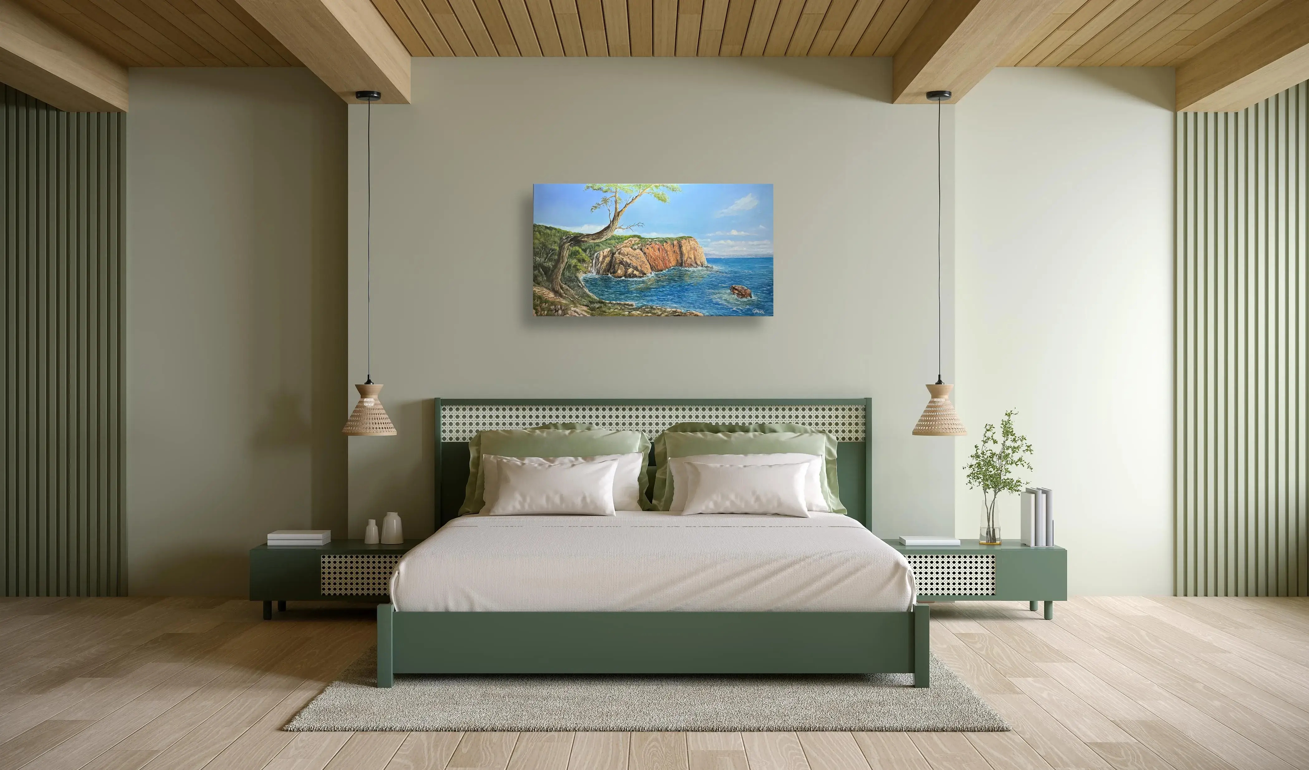 Cliffside Murmurs on Bedroom Olive.webp
