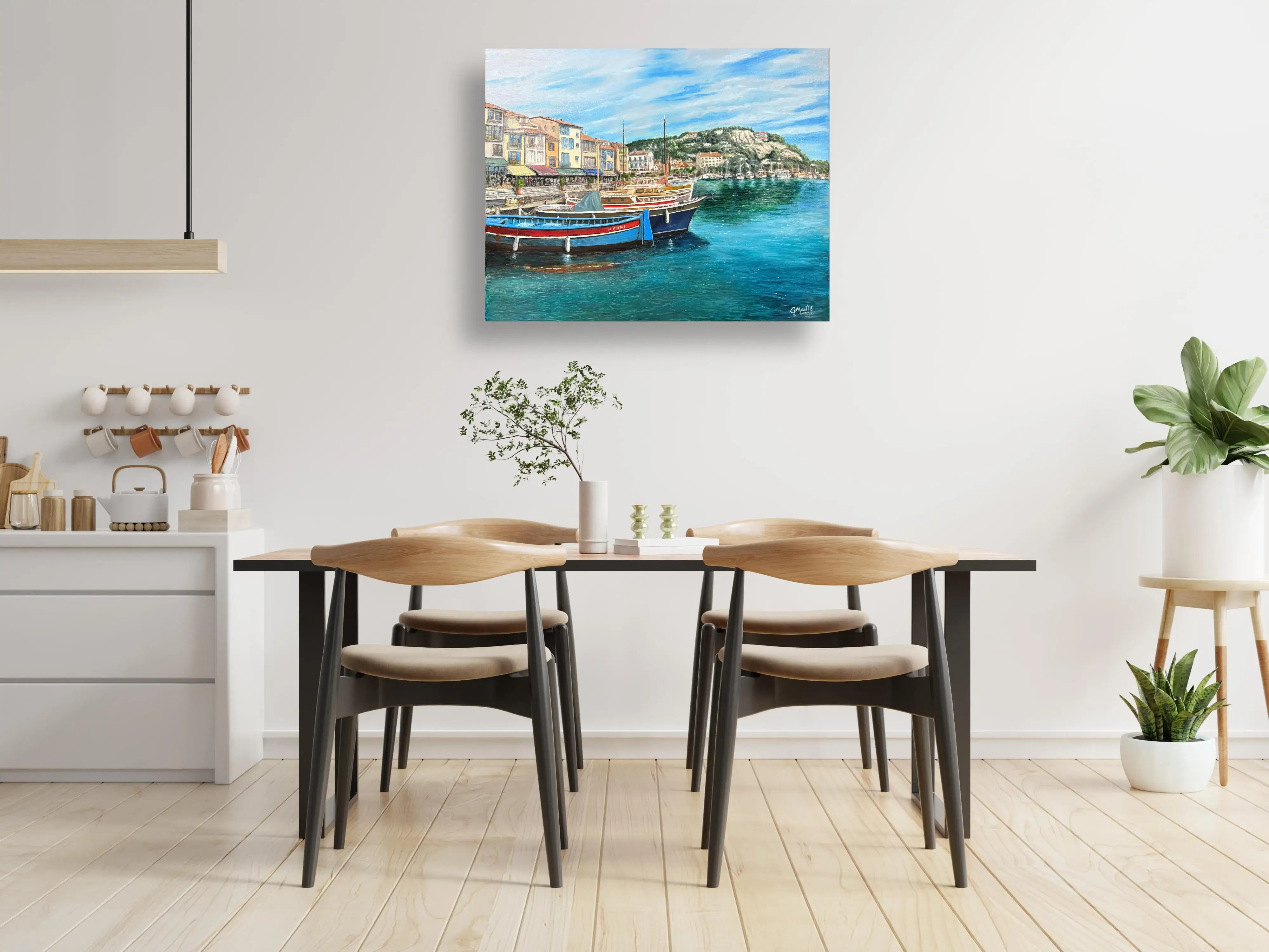 Echoes of Childhood Shores on Kitchen.webp