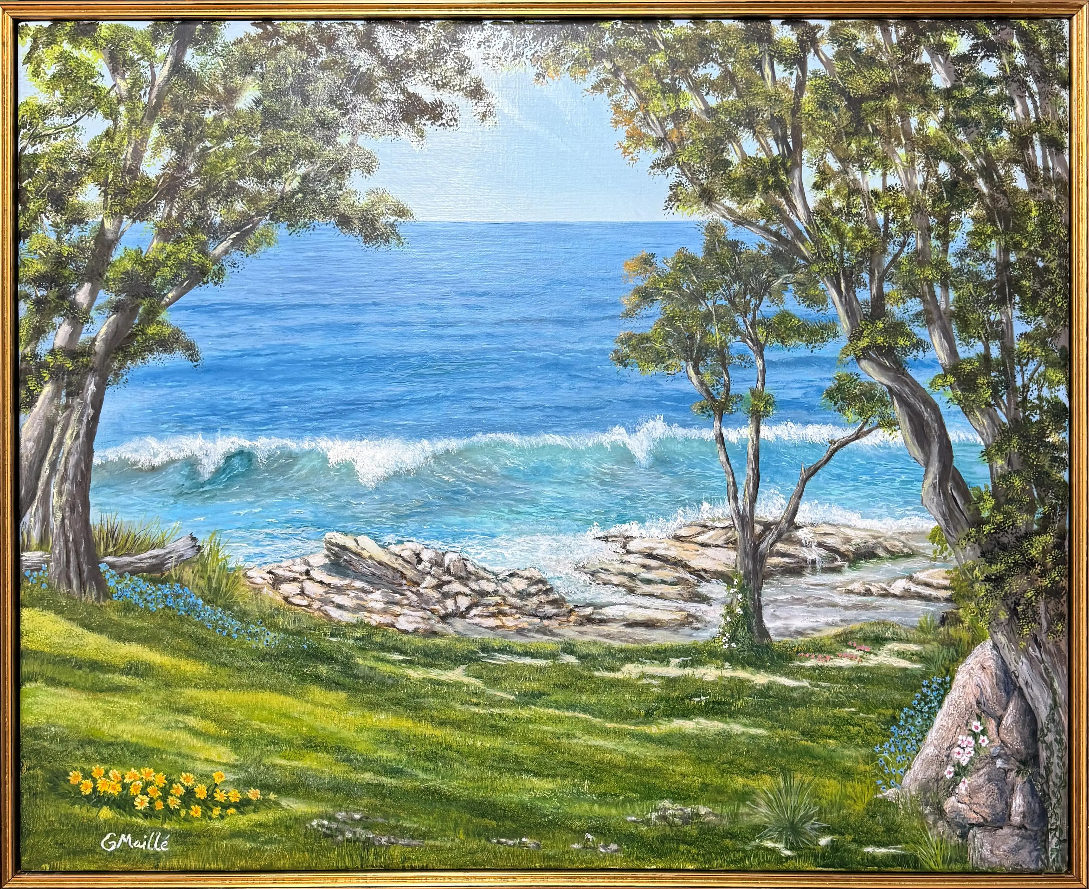 Painting framed